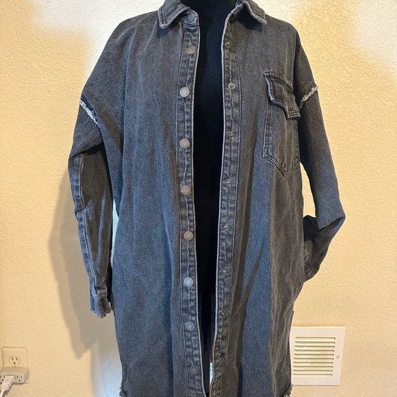 Women’s Bohme vintage denim jean jacket size small - Picture 3 of 4